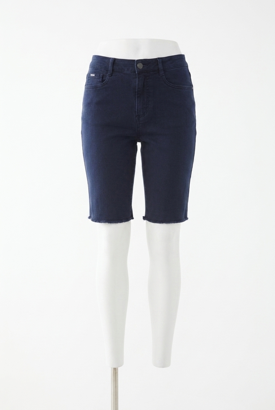 NEW FDJ suzanne bermuda shorts in navy